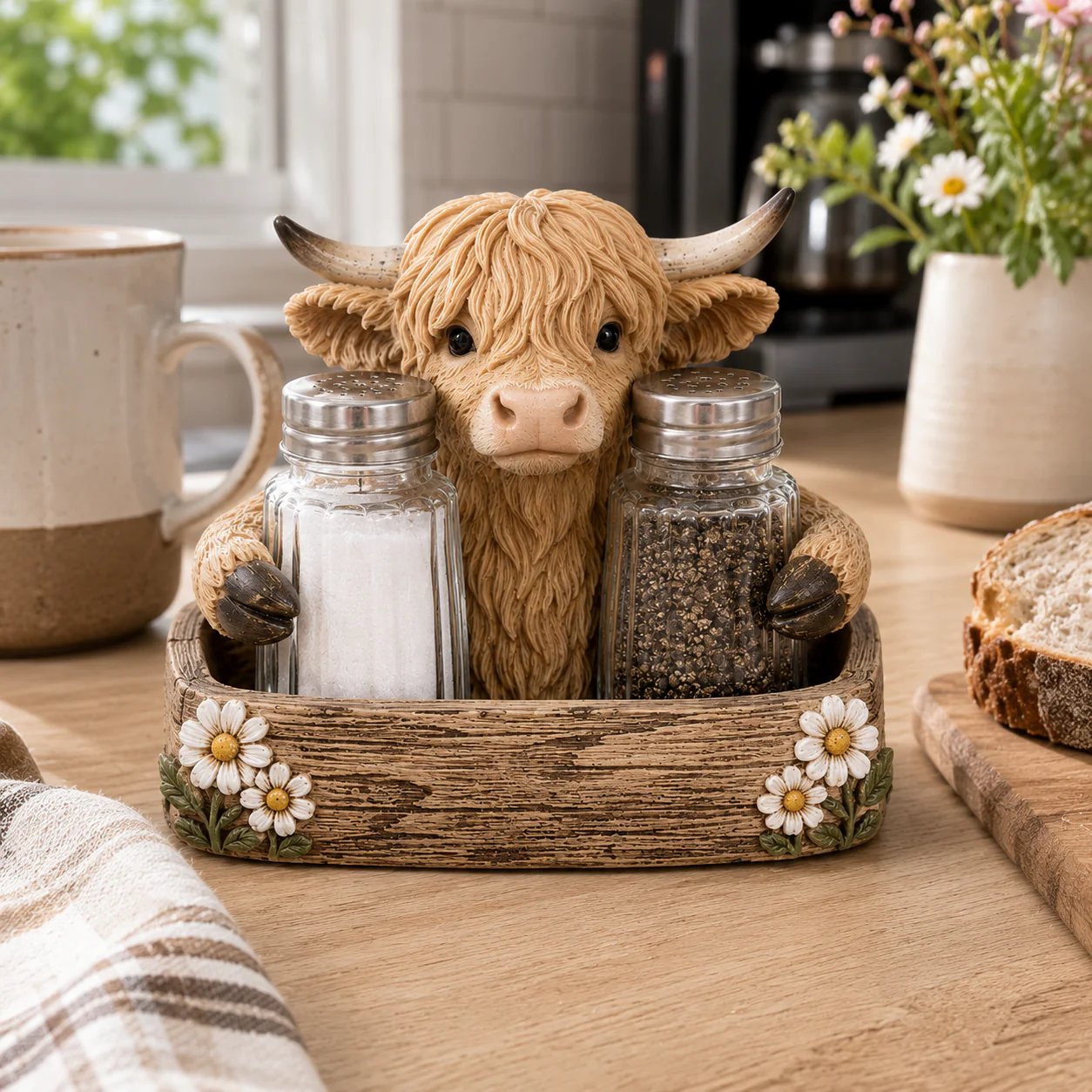 🤣Coastal Animal Salt & Pepper Shaker Holder Set