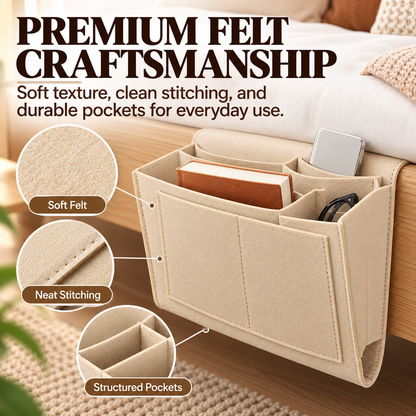 🔥 49% OFF Bedside Hanging Organizer – Keep Essentials Within Reach