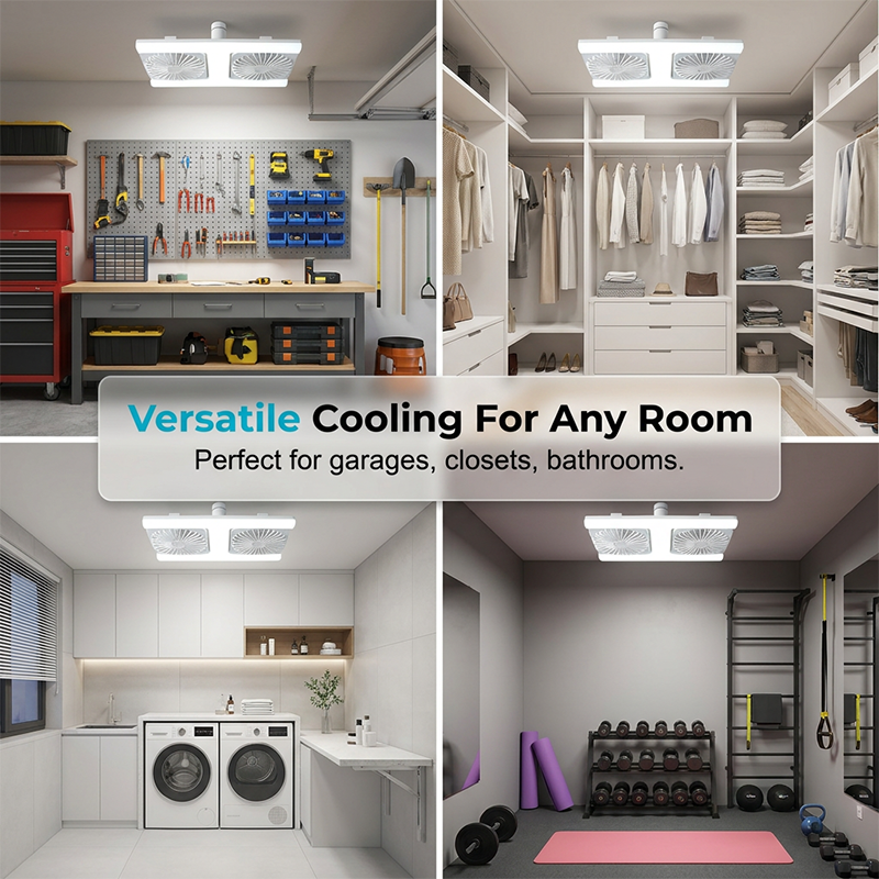 📢📢37% OFF !! ⏰ 2-in-1 LED Ceiling Fan Light – Dual Cooling, Ultra Bright, Tool-Free Install 🌀