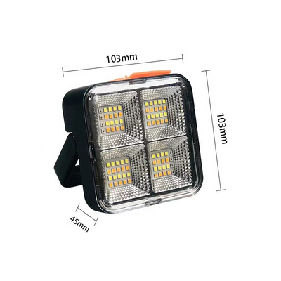 Portable Solar Work Light with 4 Lighting Modes