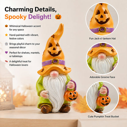 🎃🎄 Dual‑Season Gnome Figurine Set | Autumn & Christmas Indoor Tabletop Home Ornaments