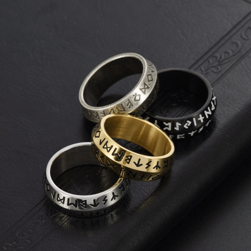⚔️Viking Rune Rotating Ring💍