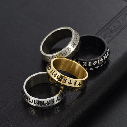 ⚔️Viking Rune Rotating Ring💍