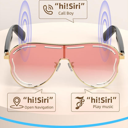 😎 Smart Bluetooth 5.4 Audio Sunglasses – Open-Ear, UV & Blue Light Protection💕