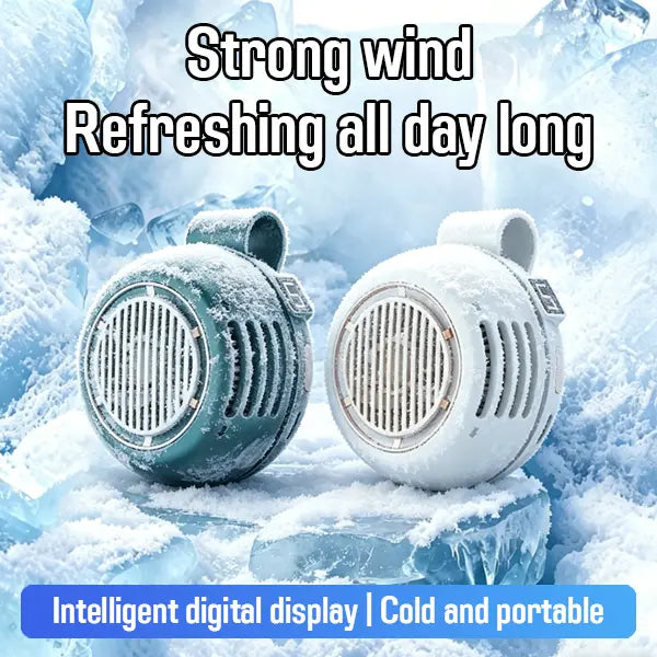Mini Whirlwind Fan for Waist Clip Fan, 3 Speeds Hands-Free Neck Fan