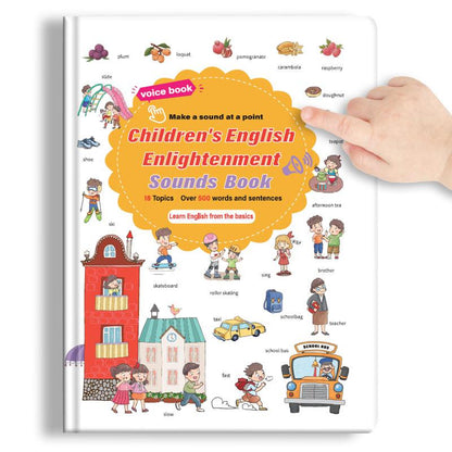 📚 500-Word Toddler Audio Learning Book 🎧 Tap to Learn 18 Daily Topics Vocabulary