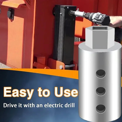 📢📢 !! ⏰Scissor Jack Drill Adapter Set
