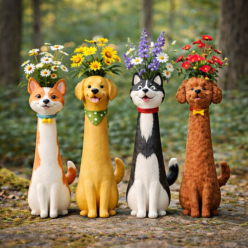 🐶Quirky Dog Vase