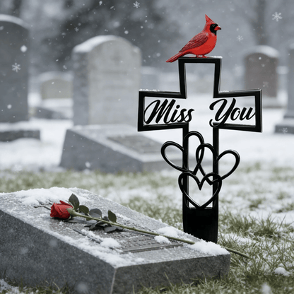 🐦Metal Cemetery Memorial Plaque for Remembrance✝️