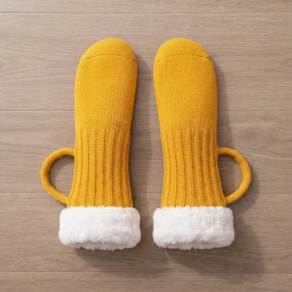 Medieval BrewBoot Mug Socks – Soft Warmth for Every Brew
