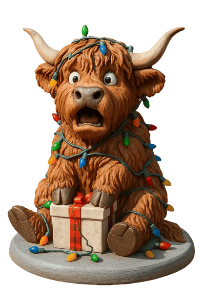 🏆Limited Time Sale 49% OFF 🎄🐮Highland Cow Advent Calendar 2026 – 24-Day Christmas Countdown with Cute Highland Cow Figurines