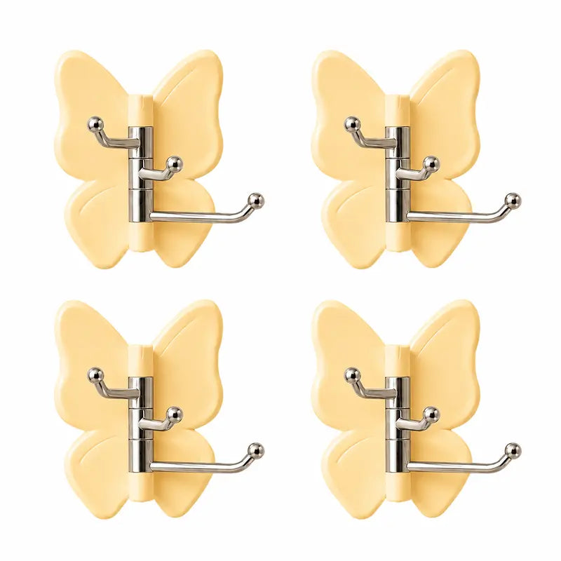 🔥2026 SALE - No Drilling Swivel Butterfly Hook