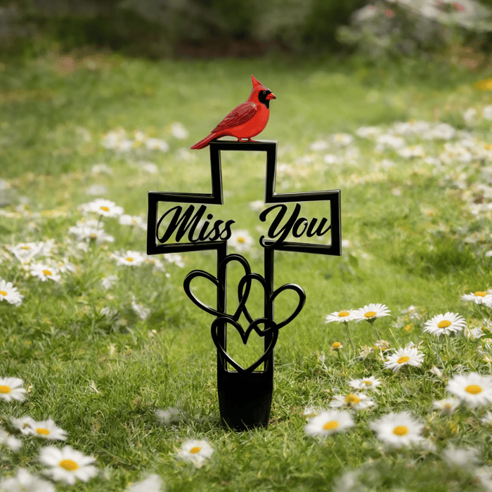 🐦Metal Cemetery Memorial Plaque for Remembrance✝️