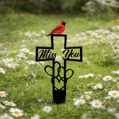 🐦Metal Cemetery Memorial Plaque for Remembrance✝️
