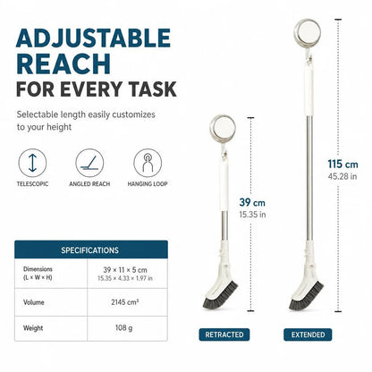 Multifunctional Extendable Long Handle Floor Scrub Brush