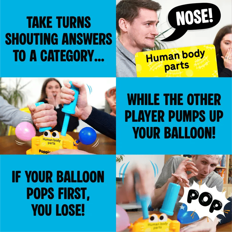 🎈 Poppin’ Panic – Pump, Shout & Don’t Pop! 😱