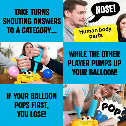 🎈 Poppin’ Panic – Pump, Shout & Don’t Pop! 😱