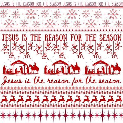 ✝️ Jesus Is The Reason For The Season🎄🎁Christian Christmas Wrapping Paper