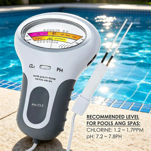 🔬💧 pH and chlorine tester for swimming pools – 49% off! Accurate measurement of pH and chlorine levels in your swimming pool – simple, quick and reliable. 🔥🏊
