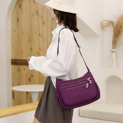 🎒 LIMITED-TIME 49% OFF! ✨ Lightweight Nylon Crossbody Bag – Multi-Pocket, Water-Resistant, Adjustable 🔧