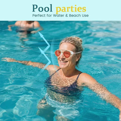 😎✨ Summer Vibe Reflective Swim Goggles