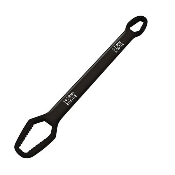 🔧(2 PCS)Double-Ended Torx Wrench, Universal Automotive Torx Wrench 8-24mm Self-Tightening🔧