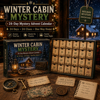 ⏳ Last Day 49% OFF – 24-Day Mystery Adventure Advent Calendar Collection | 24 Clues, Hands-On Puzzles & One Final Reveal