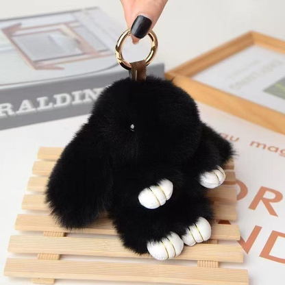 Plush Bunny Keychain Pendant