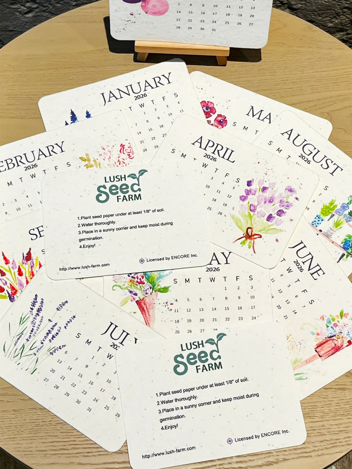 ⏰Christmas Limited Sale 49% OFF!!✨🌱Eco-Friendly Plantable Love Seed Calendar 2026