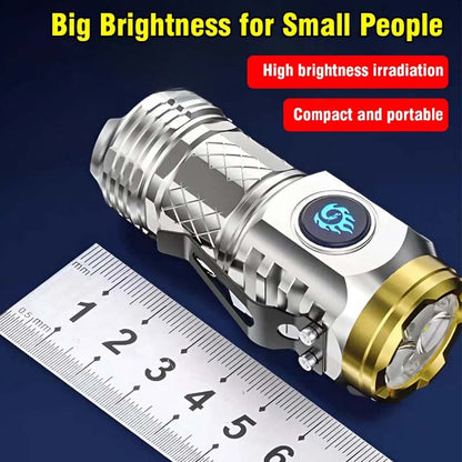 🔥Three-eyed Monster Mini Flash Super Power Flashlight
