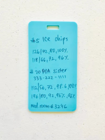 📋🩺Erasable Badge Note | Dual-Side Writable, Fade-Proof & No Blur (🖊Write. Wipe. Repeat.)