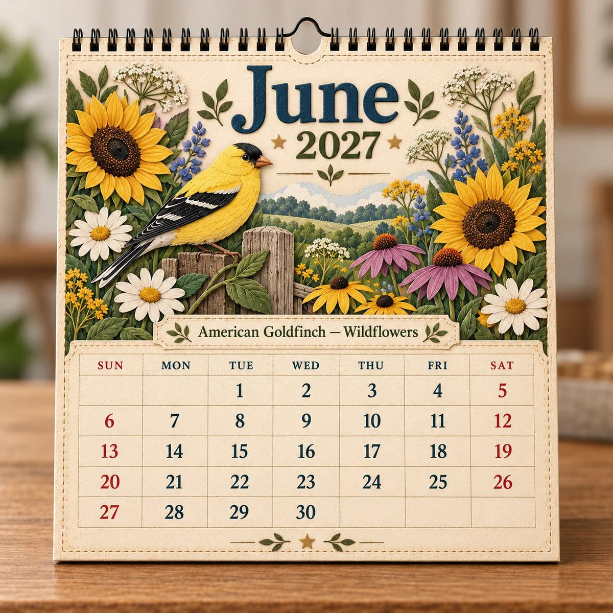 🐦 2027 Birds Of America Wall Calendar | A Year of Beautiful Birds & Nature