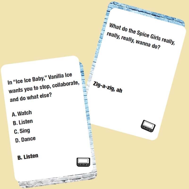 🎶Lyrically Correct Pop Quiz 90s & 2000s Edition Music Trivia Game