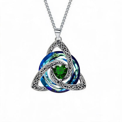 🔥last Day 48% Off - ✝️birthstone Celtic Trinity Knot Necklace ✨