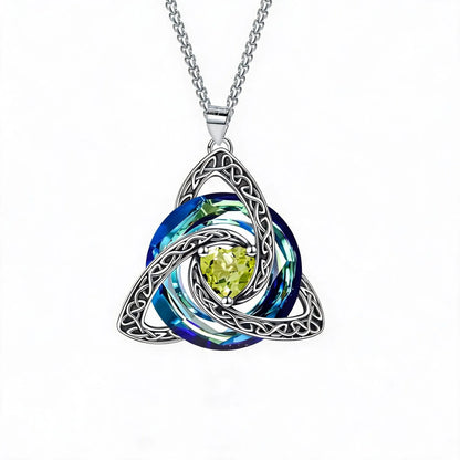 🔥last Day 48% Off - ✝️birthstone Celtic Trinity Knot Necklace ✨
