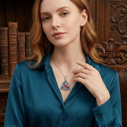 🔥last Day 48% Off - ✝️birthstone Celtic Trinity Knot Necklace ✨