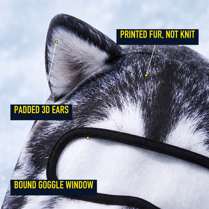🐾❄️STAY WARM. LOOK WILD-3D Animal Face Ski Balaclava