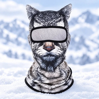 🐾❄️STAY WARM. LOOK WILD-3D Animal Face Ski Balaclava