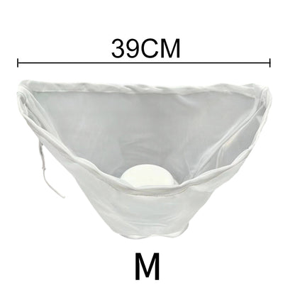 🥬48% OFF NOW! No-Mess Fine Mesh Nylon Strain Bag – Reusable Food Filter Bag for Squeezing Vegetable Water, Straining Juice, Nut Milk & Dumpling Filling, Drawstring Food Strainer Bag for Kitchen