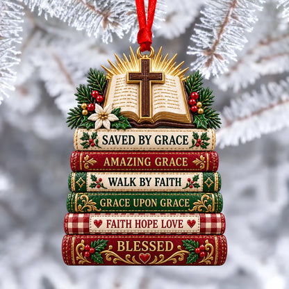 ✝️ Bible Faith Christmas Acrylic Ornament Collection