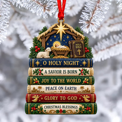 ✝️ Bible Faith Christmas Acrylic Ornament Collection