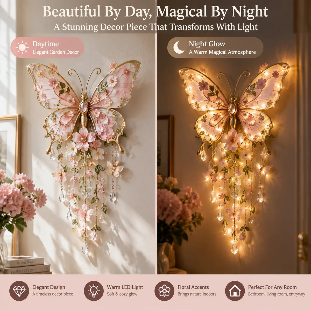 🔥last Day 49%🦋butterfly Garden Light