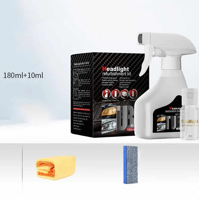 🚗 Headlight Restorer | 180ml Clarity Refresh