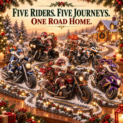 🔥hot Sale 49% Off🏍️🎅 Santa’s Ride Home – Christmas Motorcycle Keepsake Collection💨