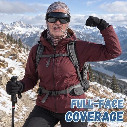 😂 Funny Realistic Face Ski Mask – Hilarious Winter Party Gear for Outdoor Groups