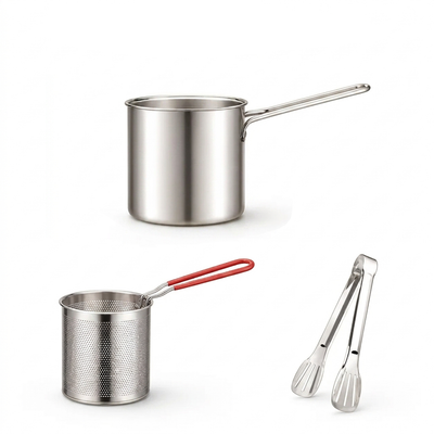 Personal Mini Deep Fryer Set