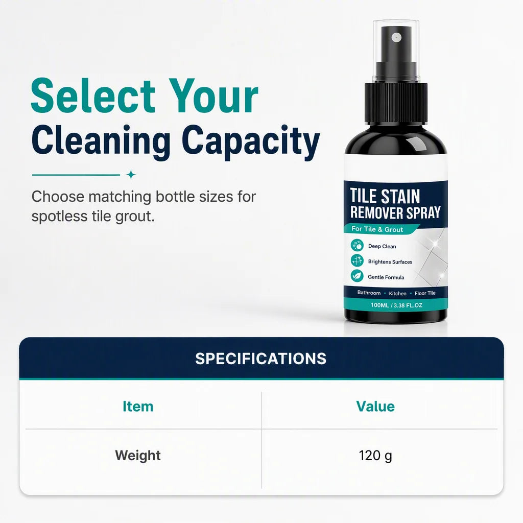 🧼🎯 Grout Cleaning Spray – Easy Care for Tile Lines & Damp-Area Stains