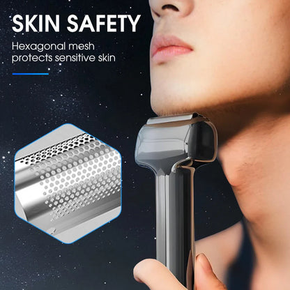 🪒Men's Rechargeable Foil Electric Shaver ⚡🧔– Efficient Close Shaving, Cordless Portable Wet & Dry Beard Razor for Daily Grooming