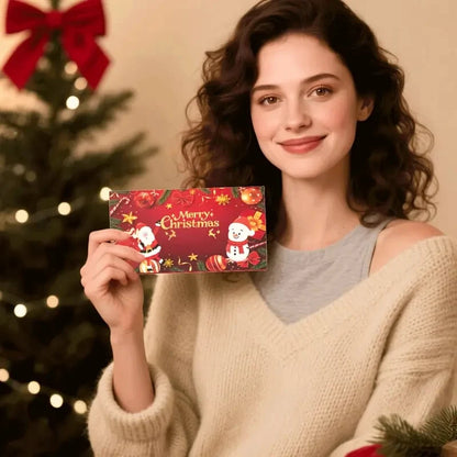 🏆Flash Sale⚡ 50K+ SOLD! Almost Gone-🎅💸Christmas Cash Gift Envelope– A creative way to give cash this Christmas!