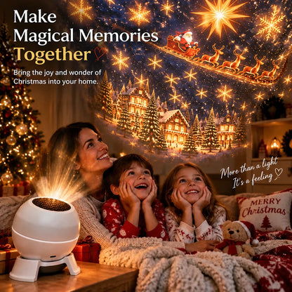 🔥LAST DAY 49% OFF -🎄 Magical Christmas Projection Night Light – Transform Any Room Into A Holiday Wonderland🎄